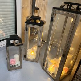 bougeoirs et lampes en location