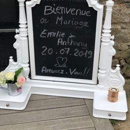 panneau de bienvenue pour événements
